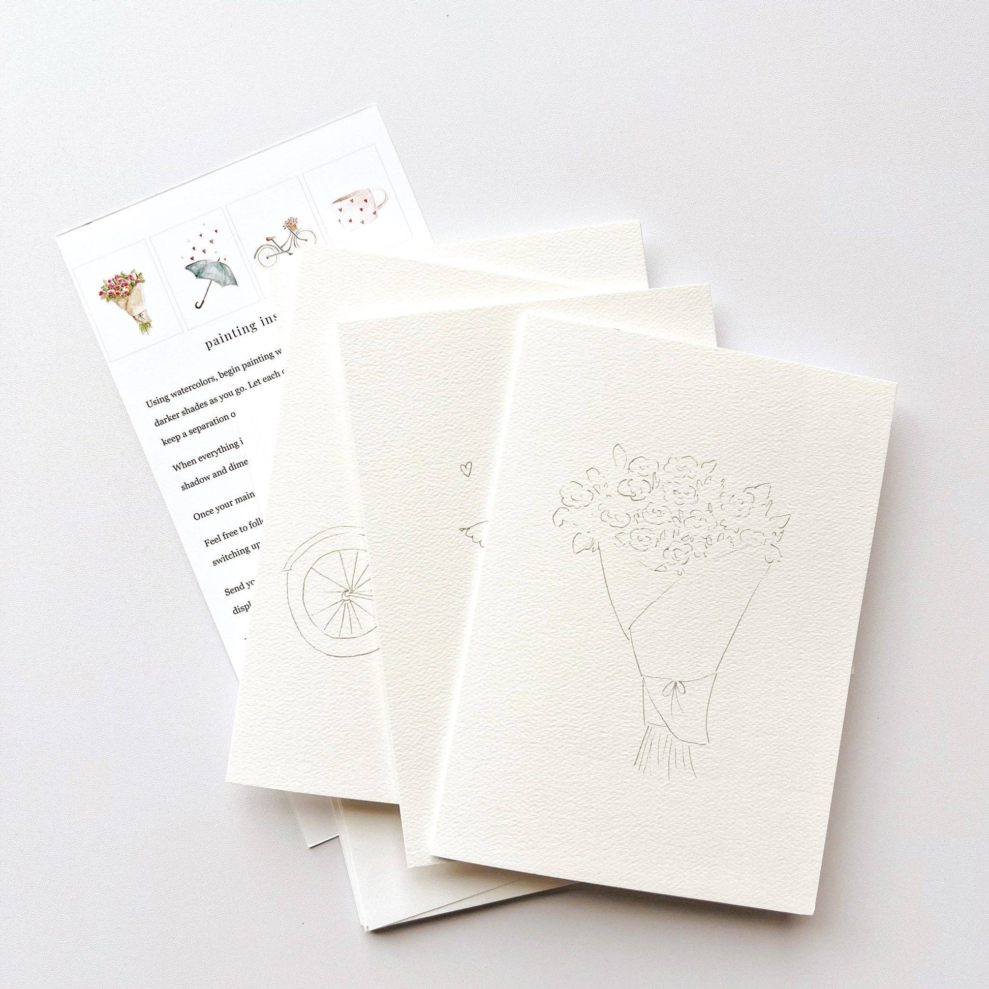 Valentine's Watercolor Bundle emily lex studio