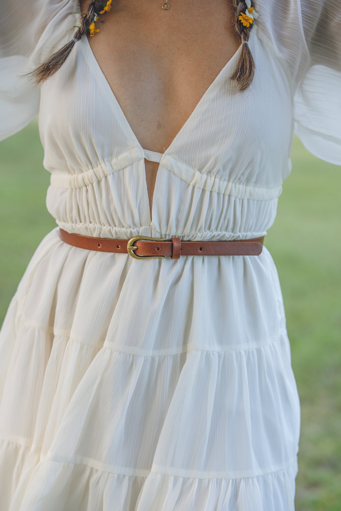 Skinny Belt with Simple Equestrian Buckle Most Wanted USA