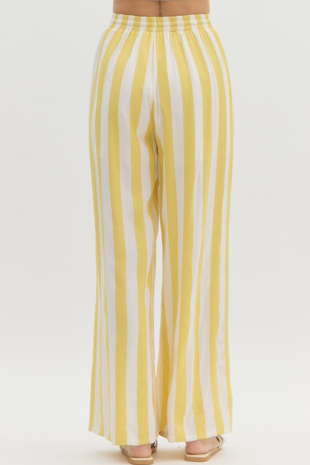 High-waist Wide Leg Linen Pants