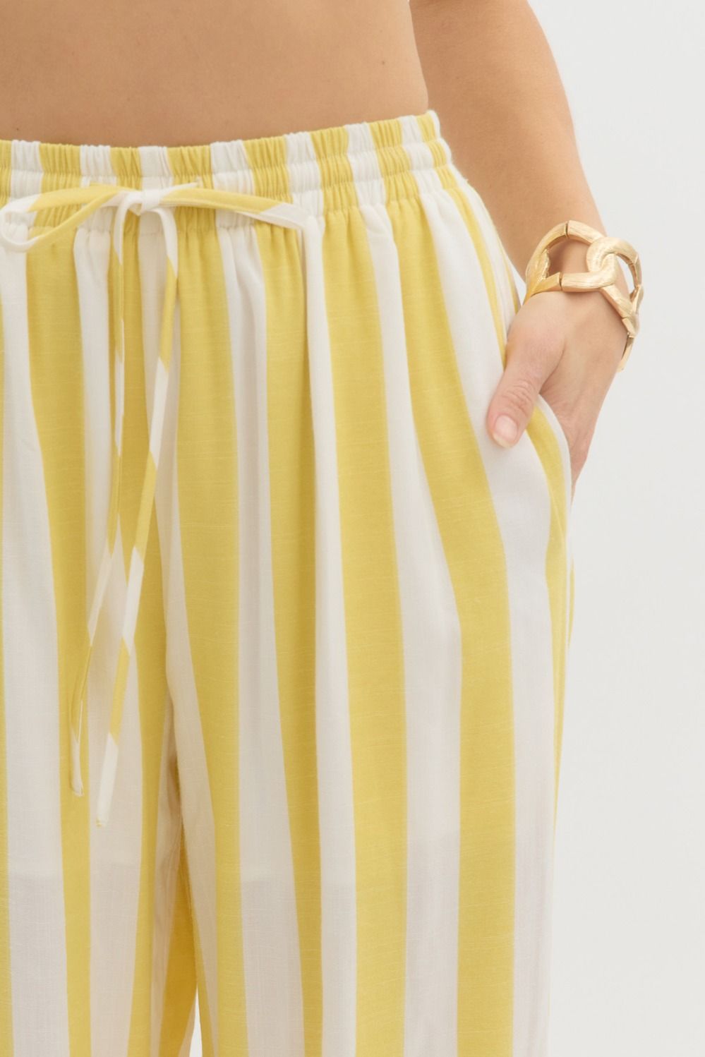 High-waist Wide Leg Linen Pants