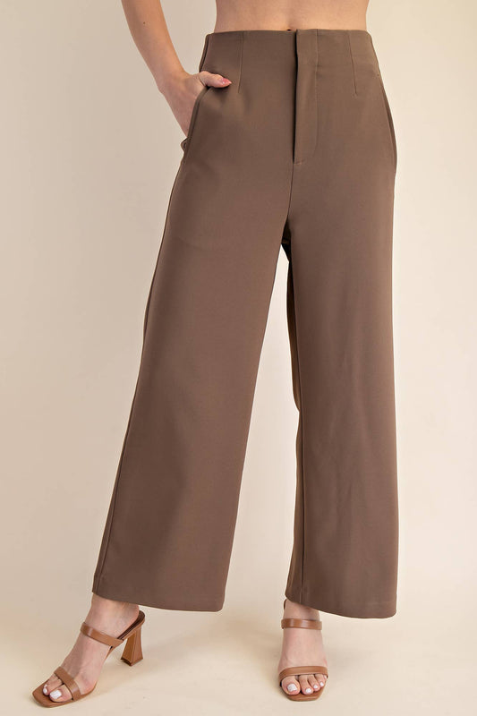 High Waist Wide Pants