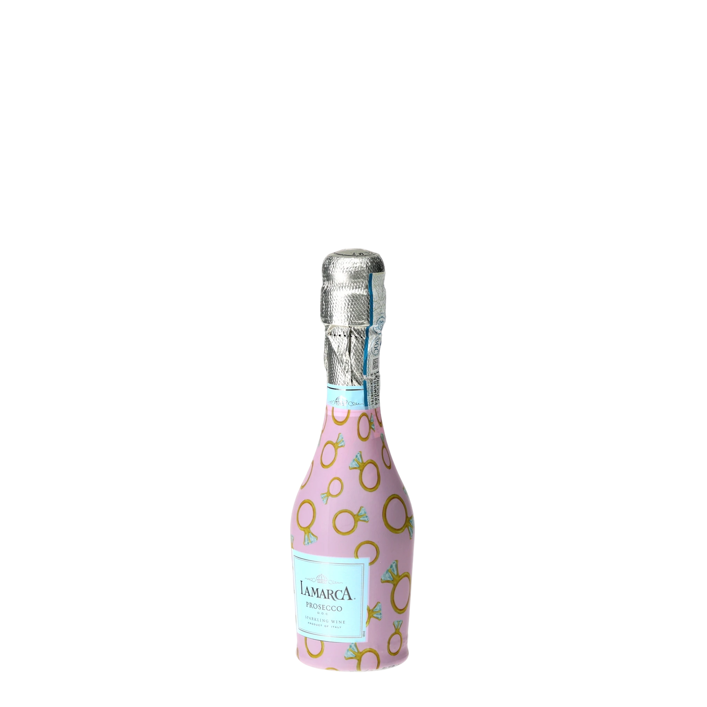 Beau Bottles Pink Engagement Ring - MINI Prosecco Collection - Set of 6 (Wraps Only)