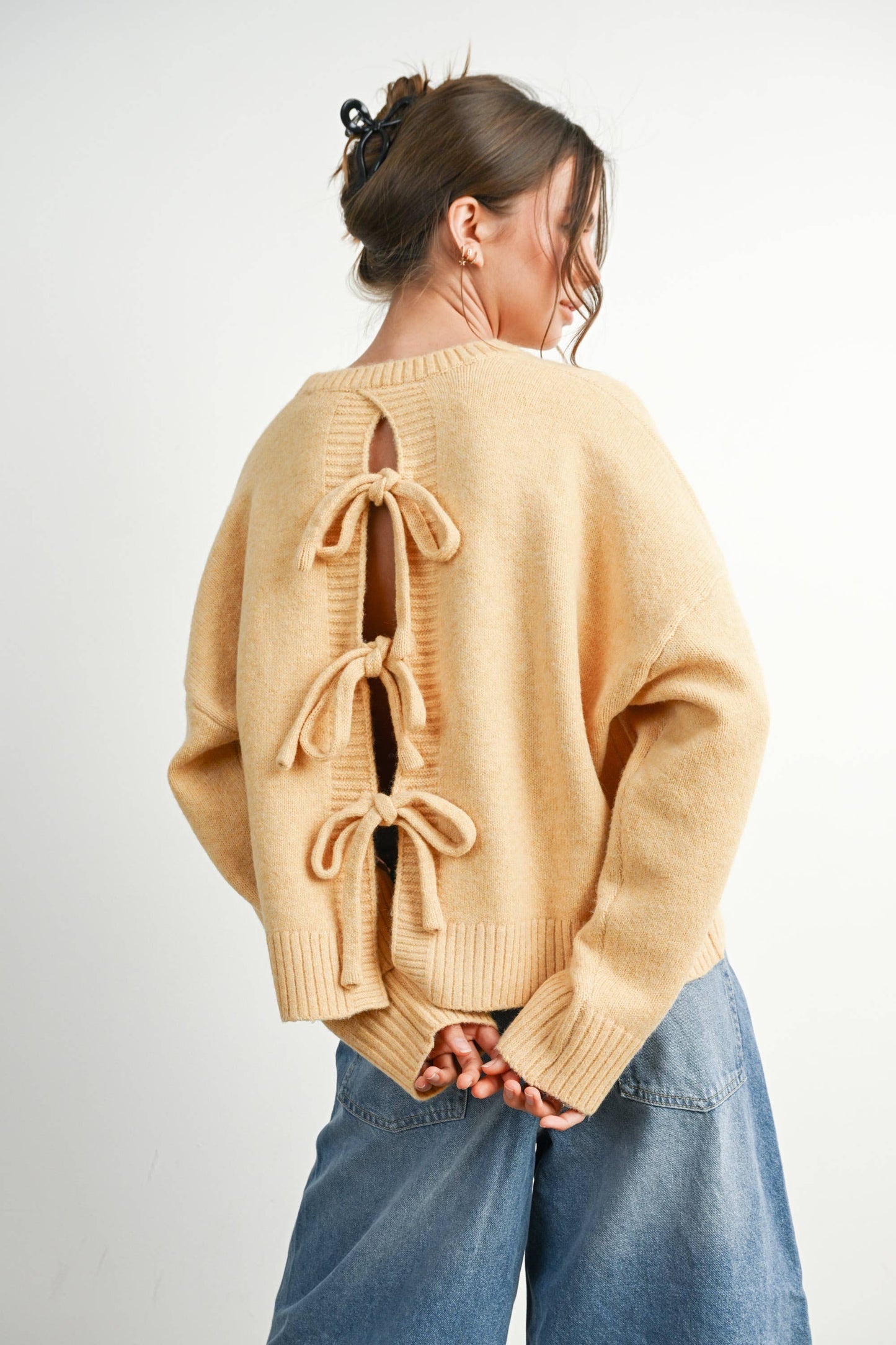 Tie-back Sweater