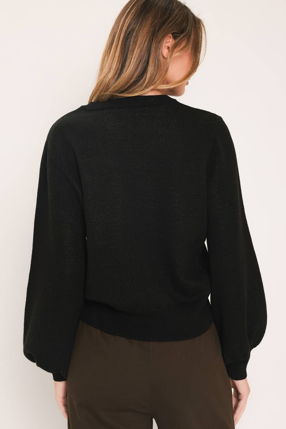 Sweater knit top