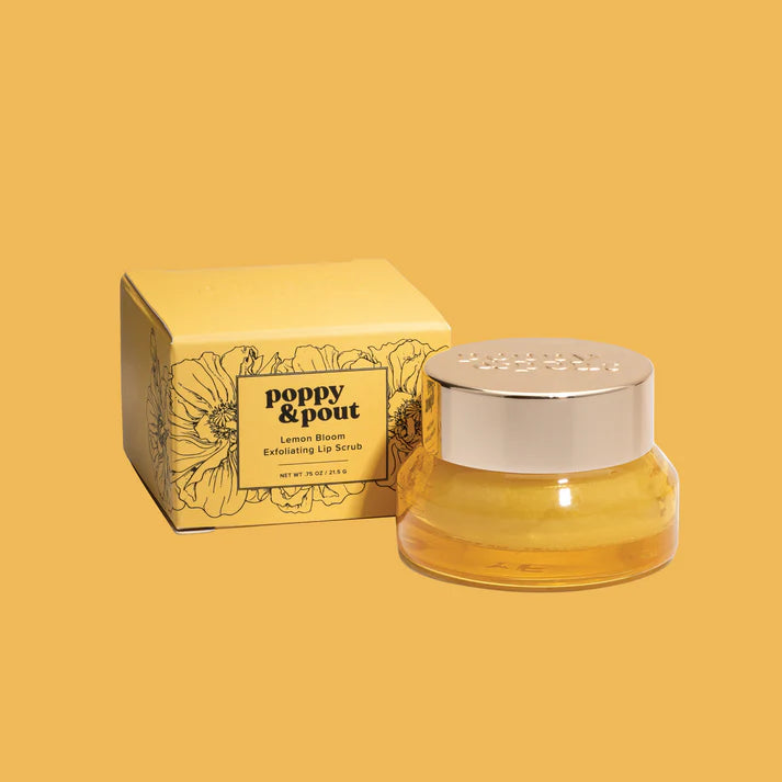 Lemon Bloom Lip Scrub Poppy & Pout