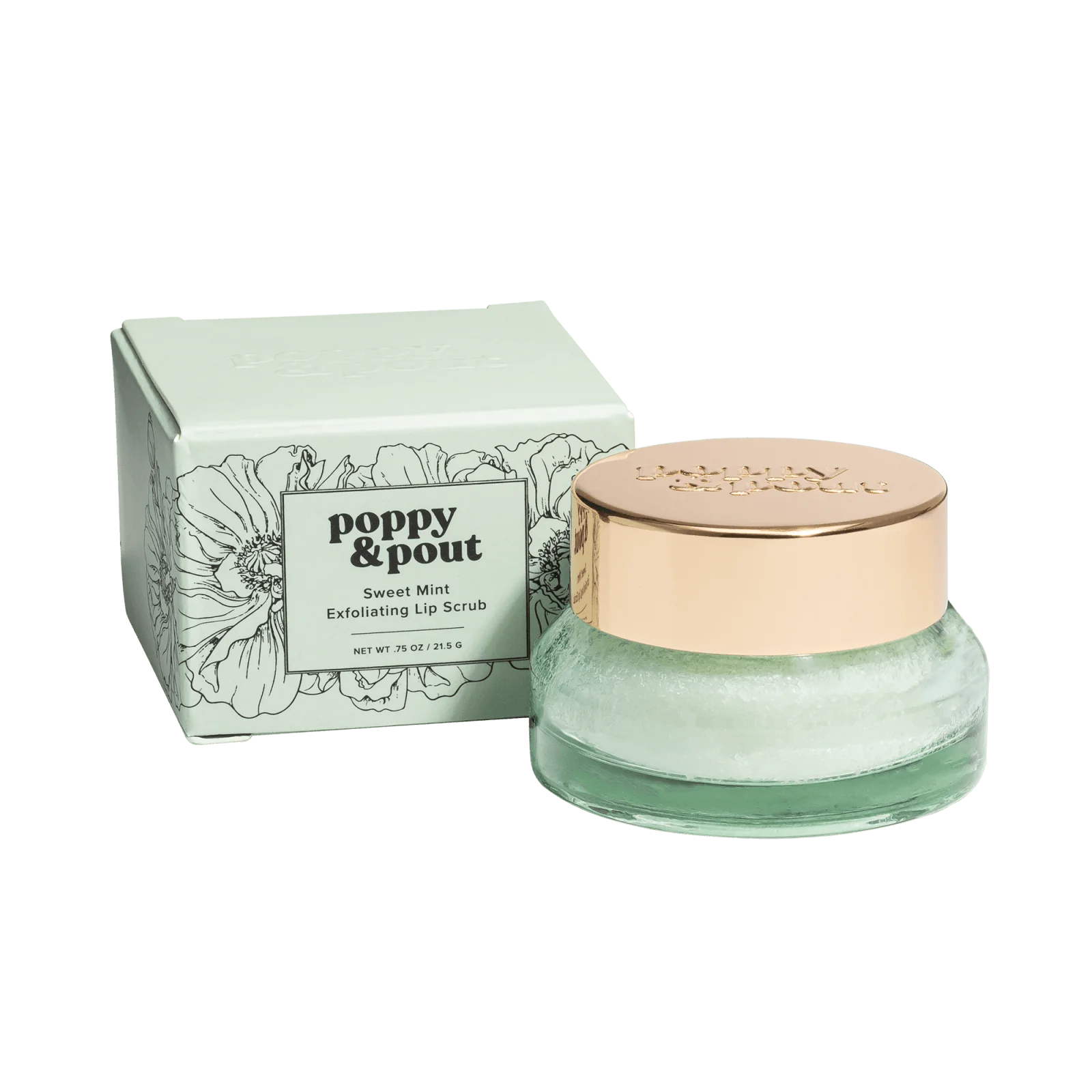 Sweet Mint Lip Scrub Poppy & Pout