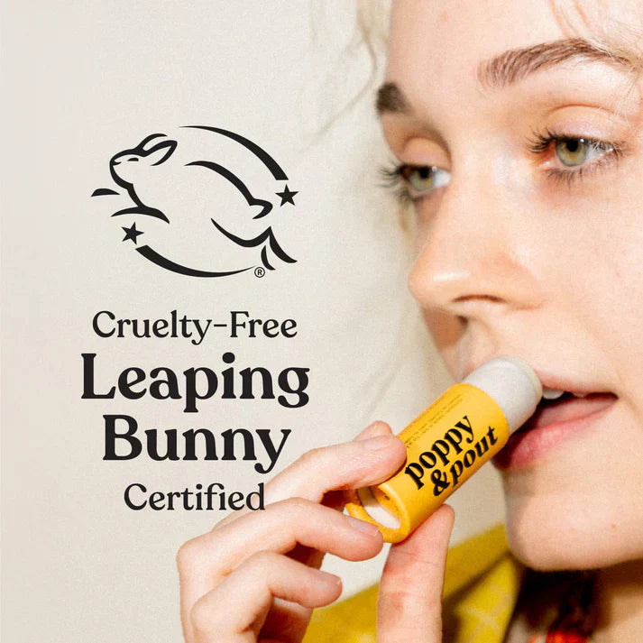 Pomegranate Peach Lip Balm Poppy & Pout