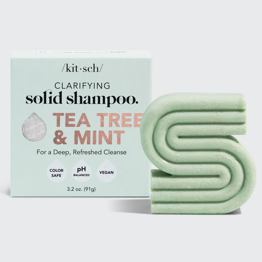 Tea Tree + Mint Clarifying Shampoo Bar KITSCH