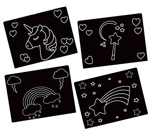 Chalkboard Unicorn Travel Mat - Set of 4 Imagination Starters