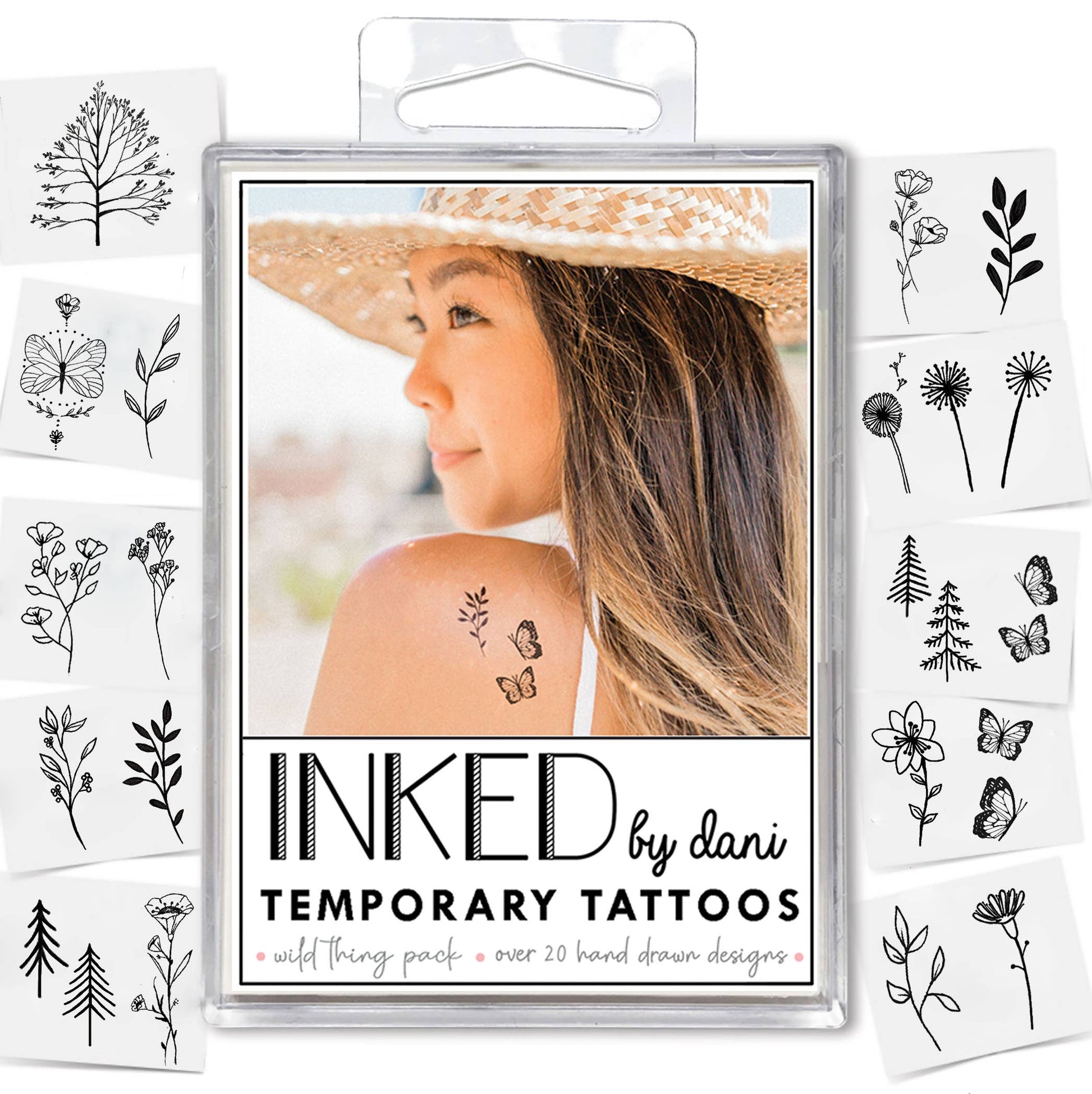Wild Thing Temporary Tattoo Pack INKED by Dani
